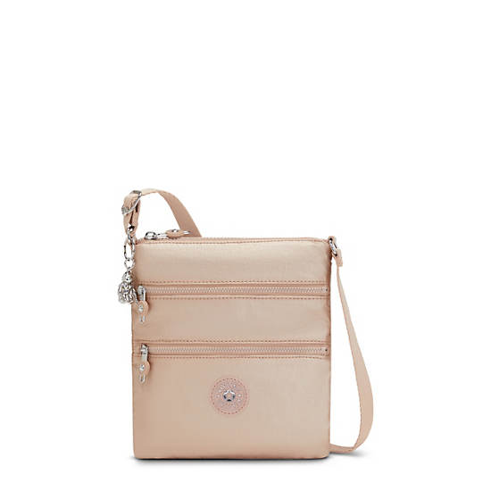 Kipling Keiko Metallic Crossbody Mini Väska Guld | SE 1880HA